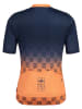 Maloja Fietsshirt "WalnussM" oranje/donkerblauw