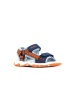Richter Shoes Sandały w kolorze niebiesko-pomarańczowym