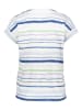 ESPRIT Shirt in Weiß/ Blau/ Grün