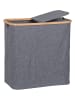 House Nordic Wäschekorb in Anthrazit - (B)33 x (H)54 x (T)54 cm