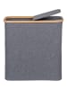 House Nordic Wäschekorb in Anthrazit - (B)33 x (H)54 x (T)54 cm