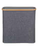 House Nordic Wäschekorb in Anthrazit - (B)33 x (H)54 x (T)54 cm
