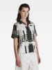 G-Star Blouse wit/zwart