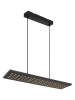 Globo lighting LED-Hängeleuchte in Schwarz - (B)80 x (H)120 x (T)20 cm