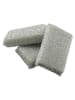 WMF 3er-Set: Glänzerkissen in Silber - (B)12 x (H)3 x (T)7 cm