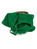 Anna Morellini Skórzany shopper bag "Eleonora" w kolorze zielonym - 40 x 31 x 2 cm