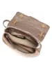 Anna Morellini Leder-Umhängetasche "Bettina" in Beige - (B)22 x (H)29 x (T)8 cm