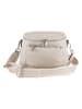Anna Morellini Leder-Umhängetasche "Favara" in Beige - (B)24 x (H)19 x (T)7 cm