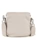 Anna Morellini Leder-Umhängetasche "Favara" in Beige - (B)24 x (H)19 x (T)7 cm