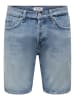 ONLY & SONS Spijkershort "Edge" blauw