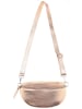 Zwillingsherz Leren schoudertas goudkleurig - (B)24 x (H)15 cm