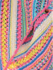 Zwillingsherz Driehoekige doek "Hippie" meerkleurig - (L)200 x (B)100 cm