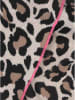 Zwillingsherz Chusta "Summer Lacey" w kolorze beżowo-czarnym - 200 x 100 cm