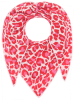 Zwillingsherz Dreieckstuch "Summer Lacey" in Rot/ Pink - (L)200 x (B)100 cm