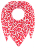 Zwillingsherz Driehoekige doek "Summer Lacey" rood/roze - (L)200 x (B)100 cm