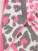 Zwillingsherz Chusta "Love is Love" w kolorze różowo-szarym - 200 x 100 cm
