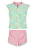 Playshoes 2tlg. Badeoutfit in Mint/ Rosa