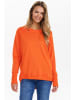 NÜMPH Sweter "Nunikola" w kolorze pomarańczowym