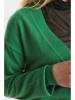 NÜMPH Kardigan "Nuedna" w kolorze zielonym