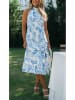LA Angels Kleid in Creme/Blau