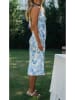 LA Angels Kleid in Creme/Blau