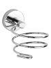 Wenko Roestvrijstalen haardrogerhouder "Capri" - (B)10 x (H)9,5 x (D)15,5 cm