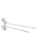 Wenko Roestvrijstalen handdoekhouder "Vacuum-loc" - (B)40 x (H)14,5 x (D)6,5 cm