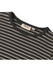 Wheat Koszulka "Stig" w kolorze beżowo-czarnym