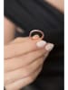 atelier MIU Rosévergold. Ring mit Edelsteinen