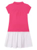 Hugo Boss Kids Kleid in Weiß/ Pink