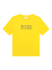 Hugo Boss Kids Koszulka w kolorze żółtym