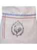 Clayre & Eef Kochschürze in Creme/ Blau - (L)70 x (B)85 cm