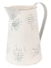 Clayre & Eef Decokan wit - (B)14 x (H)22 cm