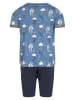 Charlie Choe Pyjama "Wild ocean" in Dunkelblau/ Blau