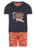 Charlie Choe Pyjama "Wild flight" in Dunkelblau/ Orange