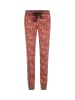 Charlie Choe Pyjamahose "Wild hearted" in Hellbraun