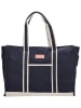 PE FLORENCE Strandtasche "Leisure" in Dunkelblau - (B)48 x (H)34 x (T)16 cm