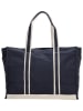 PE FLORENCE Strandtasche "Leisure" in Dunkelblau - (B)48 x (H)34 x (T)16 cm