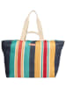 PE FLORENCE Strandtasche "Leisure" in Bunt - (B)61 x (H)37 x (T)22 cm