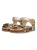 BunniesJR Sandalen in Hellbraun/ Gold