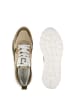 LaShoe Leren sneakers "Chunky" kaki