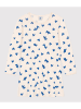 PETIT BATEAU Nachthemd crème/blauw