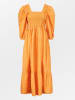 Becksöndergaard Sukienka "Taylora" w kolorze pomarańczowym ze wzorem