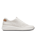 Clarks Leder-Sneakers in Weiß