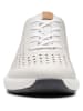 Clarks Leder-Sneakers in Weiß