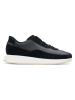 Clarks Leder-Sneakers in Schwarz