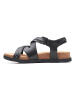 Clarks Leren sandalen zwart/zwart