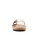 Clarks Leder-Pantoletten in Beige