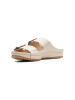 Clarks Leren slippers beige