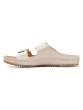 Clarks Leren slippers beige